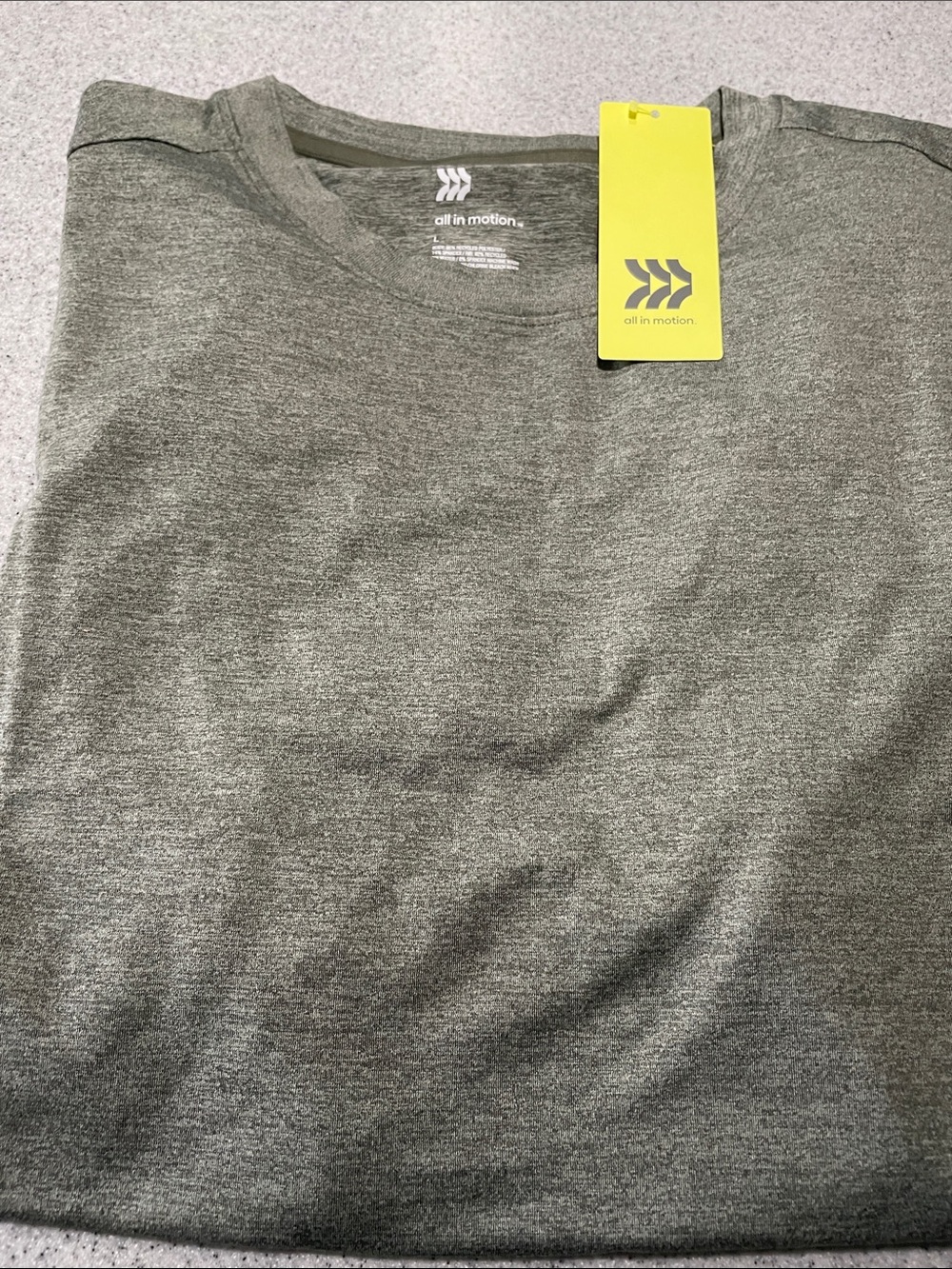 all in motion Heathered Olive Short-Sleeve Crewneck Tee